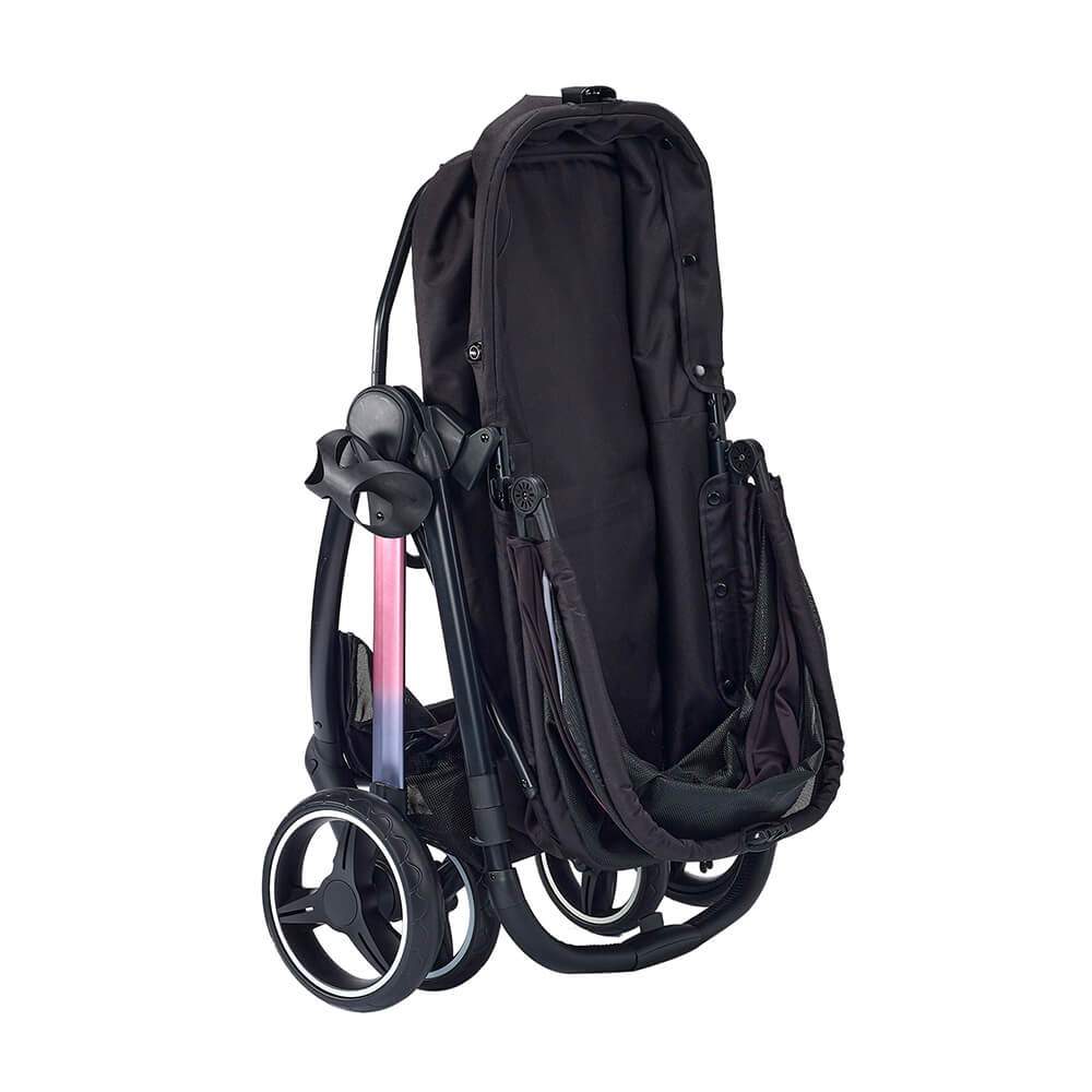 Ibiyaya Pet Stroller | Ibiyaya Retro Luxe Pet Stroller 2.0 Prism Black 5
