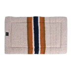 Shinola Dog Bed | Shinola Stripe Comfort Cushion Oatmeal Dog Crate Mat 7