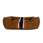 Shinola Dog Bed | Shinola Kuddle Dog Bed- Brown | Bolster Pet Bed 8