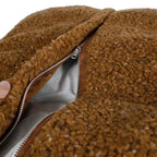 Shinola Dog Bed | Shinola Kuddle Dog Bed- Brown | Bolster Pet Bed 7