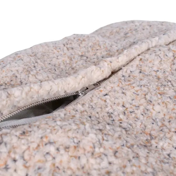 Shinola Dog Bed | Shinola Kuddle Dog Bed-Oatmeal | Bolster Pet Bed 7