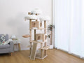 Catry Castle Deluxe 7 Level Cat Tree | Cat Tower 8Catry Castle | Large Cat Tree Condo with Scratching Post Hammock- Cat Tower