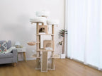 Catry Castle | Large Cat Tree Condo with Scratching Post Hammock- Cat Tower 8