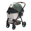 Ibiyaya Retro Luxe Pet Stroller 2.0 - Soft Sage | Ibiyaya Pet Stroller