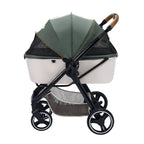 Ibiyaya Retro Luxe Pet Stroller 2.0 - Soft Sage | Ibiyaya Pet Stroller 4