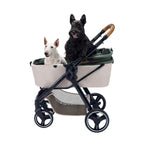 Ibiyaya Retro Luxe Pet Stroller 2.0 - Soft Sage | Ibiyaya Pet Stroller 10