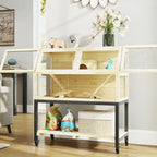 PawHut Large Hamster Cage on Wheels w/ Storage Shelf for Hamster or Mouse 2