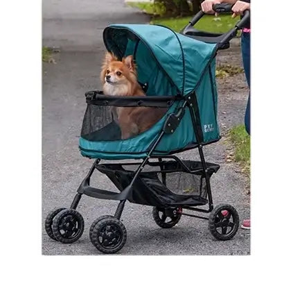 Pet Gear Happy Trails No Zip Stroller featuring easy locking latch and no zipper for hassle-free access. Pet Gear Stroller 2