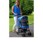 Pet Gear Happy Trails No Zip Stroller featuring easy locking latch and no zipper for hassle-free access. Pet Gear Stroller 6