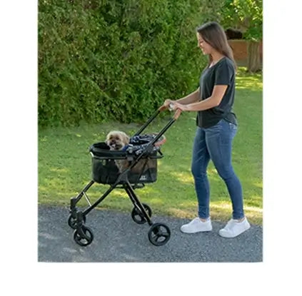 pet gear 360 carrier Pet Gear Gray View 360 Stroller, Booster and Carrier Travel System