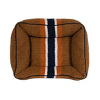 Shinola Dog Bed | Shinola Kuddle Dog Bed- Brown | Bolster Pet Bed 4