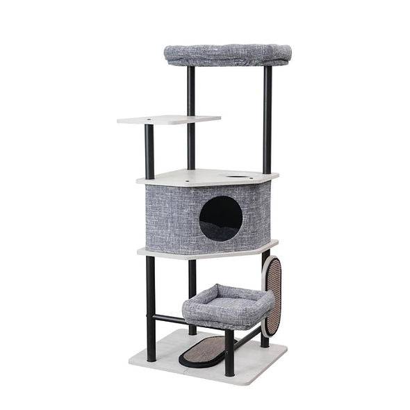 Grayson-Industrial Style Large Modern Cat Tree - A Bunny Good Time