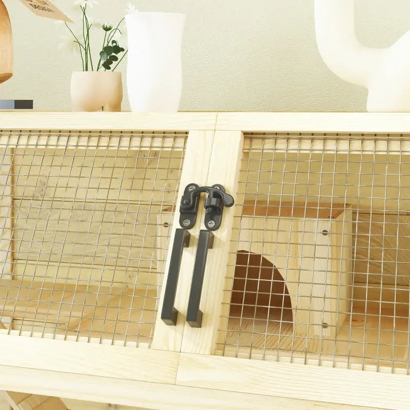 PawHut Large Hamster Cage on Wheels w/ Storage Shelf for Hamster or Mouse 1