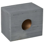 PawHut 2 Tier Wooden Hamster Cage with Storage Shelf Hide Hut